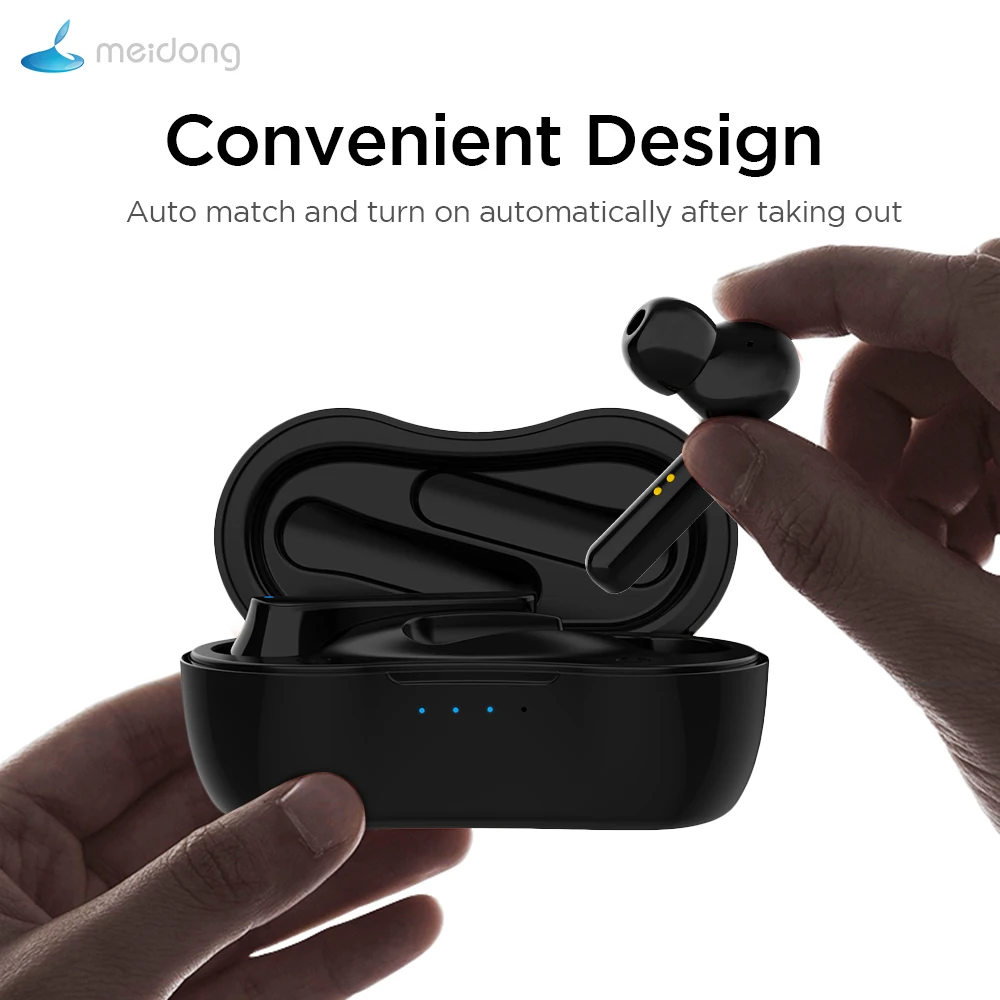 Meidong KY06 TWS 5,0 Беспроводные наушники с bluetooth, сенсорные спортивные наушники, наушники с громкой связью, 3D стерео наушники с микрофоном