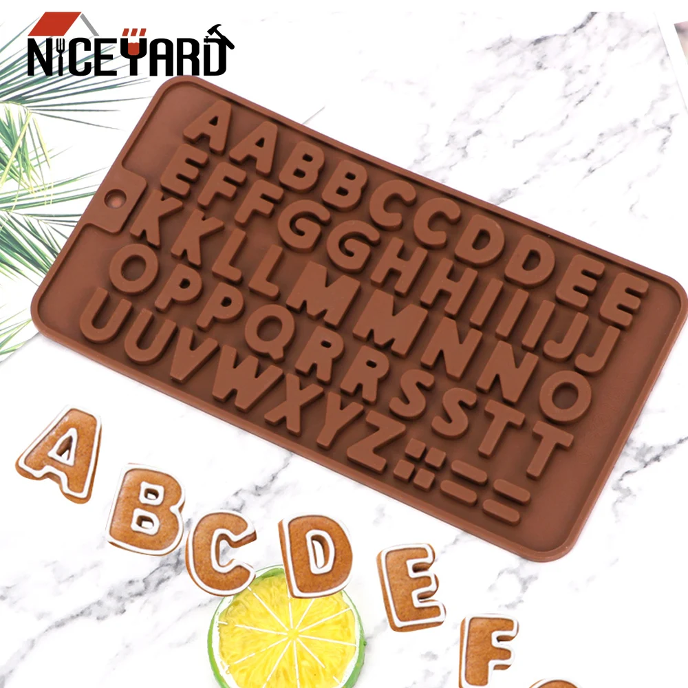 Fondant Mold Letter Silicone Chocolate Mold DIY Cookies Bakeware Tools