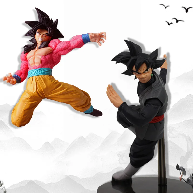 

Dragon Ball Garage Kit Fes Black Hair Red Hair Goku zha ma si 4-Order Sun Wukong Garage Kit Model