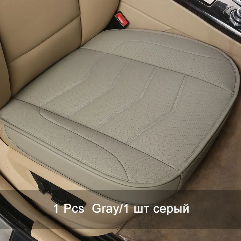 5 мест(передняя+ задняя) крышка сиденья автомобиля подушка для автомобильного сидения для Nissan X-trail Cefiro Teana Tiida, Infiniti EX FX35/45 G35 JX35 для стилизации автомобиля - Название цвета: 1 Pcs Front Gray