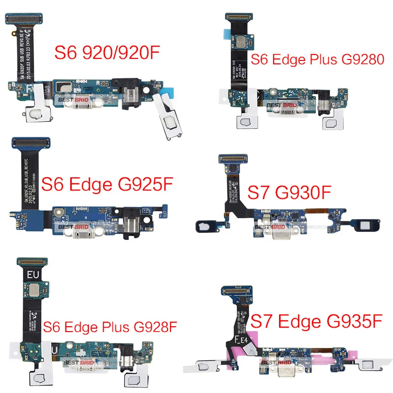 1 шт. usb зарядная док-станция для samsung Galaxy S6 Edge S7 Plus зарядное устройство Порт Разъем гибкий кабель G920F G925F G928F G9280 G930F G935F