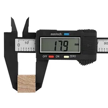 Pied à coulisse numérique en plastique, outil de mesure, Vernier numérique, micromètre, règle numérique, 0 150mm