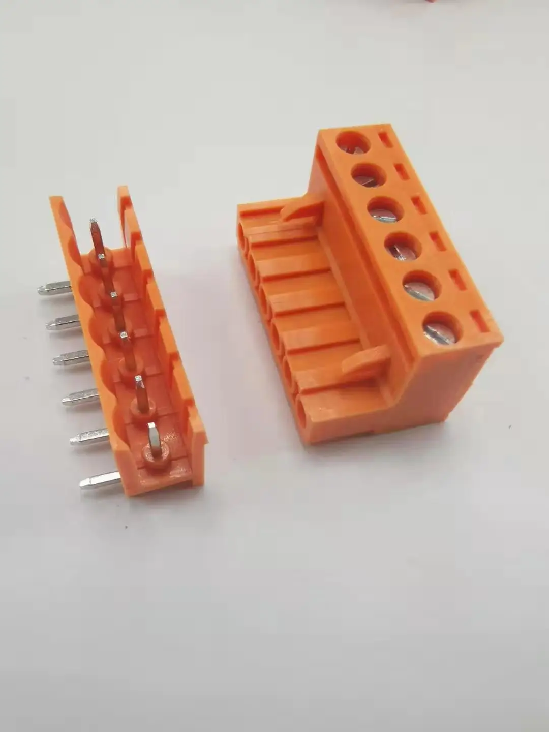Штепсельный разъем PCB расстояние 5.08mm-orange looper socket оранжевый