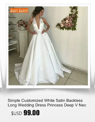 Sumptuousl Boho Топы белого цвета с глубоким v-образным вырезом Свадебные платья без рукавов, с аппликацией из тюля Свадебное платье принцессы по индивидуальному заказу свадебное платье