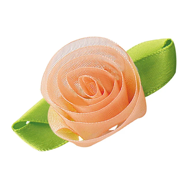 Organza Ribbon 720 YAMA листва цветок Диаметр 29mm±3mm лист 45mm±3mm 100 шт./пакет лентой, платье для девочек, для художественного оформления ногтей, ручная работа - Цвет: Organza Ribbon 720