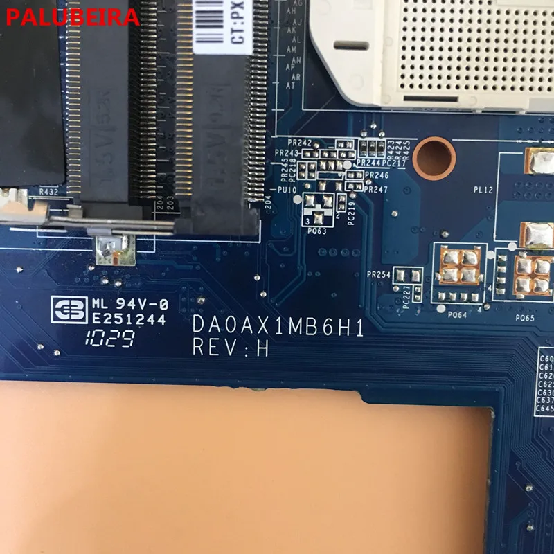 PALUBEIRA 595183-001 631596-001 615580-001 608824-001 аккумулятор большой емкости для hp CQ42 G42 G62 CQ62 Материнская плата ноутбука DAOAX1MB6F0 DA0AX1MB6H1