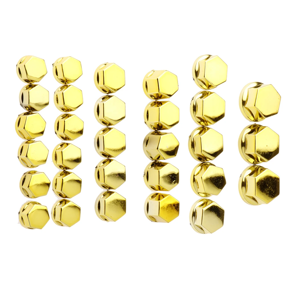 30PCS MOTORCYCLE SCREW CAP, Motorcycle Screw Nut Cover Cap Motorbike Screw Nut Bolt Cap Cover Decoration cover engine For Yamaha