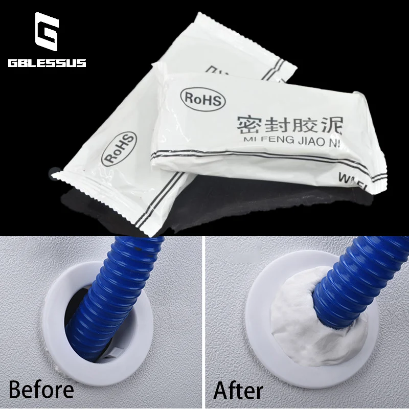 Wall Hole Sealing Glue Household Air-conditioning Mending Plasticine Waterproof Oil Repellent Sewer Pipe Seal waterproof sealant