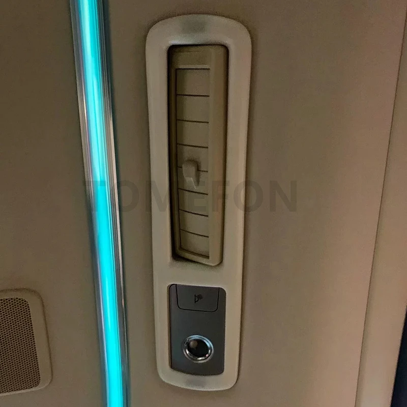 TOMEFON для Toyota Alphard Vellfire Крыша заднего кондиционера AC Vent Outlet Стикеры для обклейки автомобиля аксессуары ABS