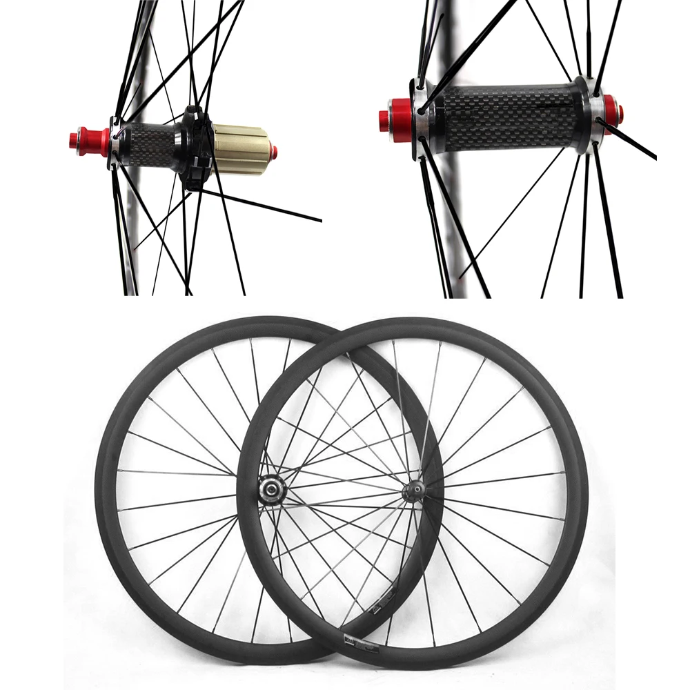 Углеродная велосипедная колесная пара UD Matte 700C 23/25 мм Ширина 38 50 60 88 углеродная
