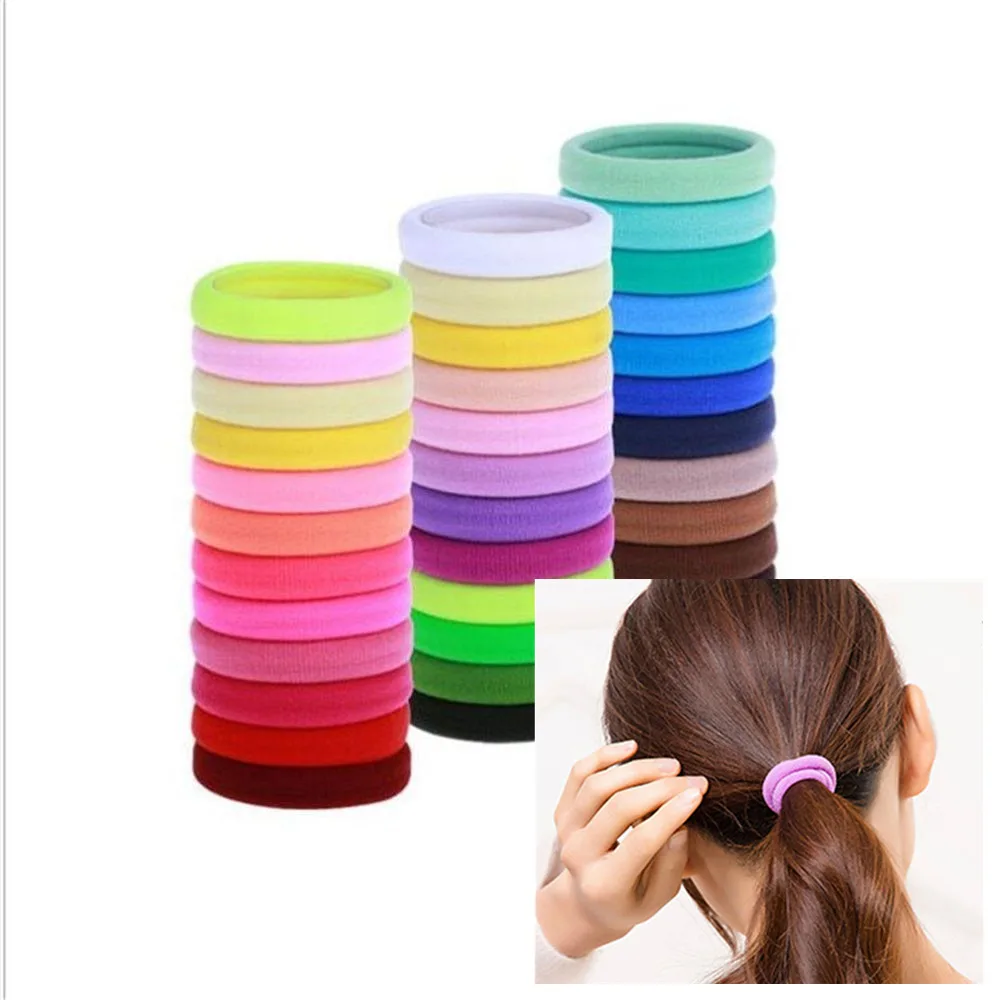 

20pc Candy Color High Elastic Hair Rope Rubber Band Ponytail Scrunchy Holder Hairband Hair Accessories Gum for Girl Kid Headband