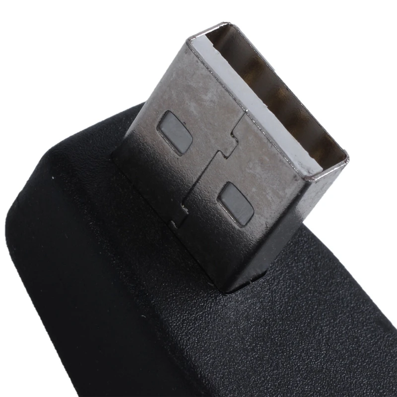 Черная сторона правый угол USB мама к папа адаптер соединитель концентраторы