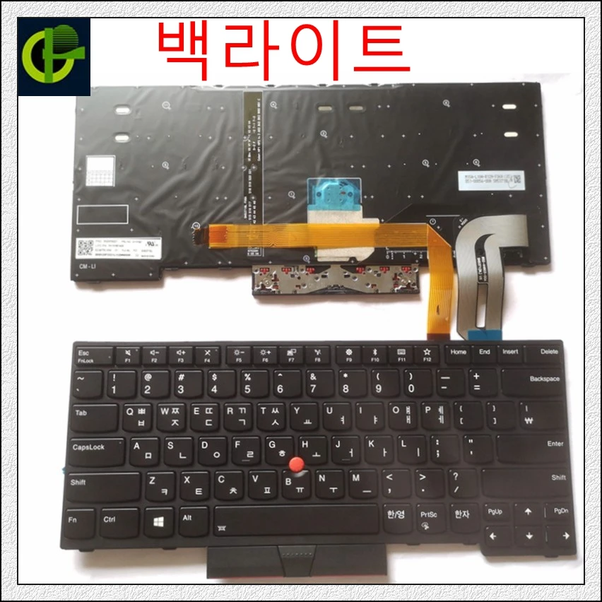 Korean Backlit keyboard for Lenovo Thinkpad E480 E485 L480 L380 T490 E490 E495 T14 L490 T495 yoga L390 T480S P43S 01YP360 KR KOR |