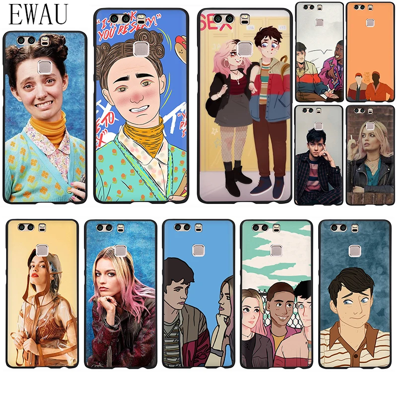 Мягкий силиконовый чехол для телефона EWAU Sex Education Huawei P8 P9 P10 P20 P30 P40 Lite Pro P Smart Z plus |
