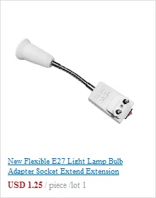 1/2Pcs E27 LED light Male Sochet Base type to AC Power 220V EU Plug lamp Holder Bulb Adapter Converter + ON/OFF Button Switch