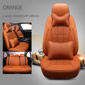 

custom cowhide car seat cover for auto Porsche Macan Cayenne Panamera Volkswagen VW Phaeton Beetle Caddy EOS UP R36 car styling