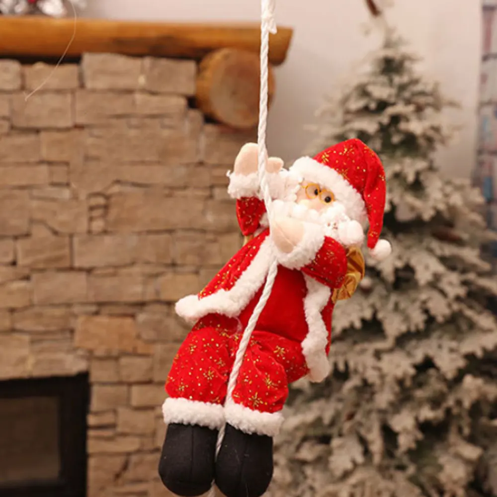 Рождественская Новогодняя подвесная кукла Санта Клаус эльф Санта украшение рождественская ткань художественная игрушка товары для дома украшения подарок мультфильм