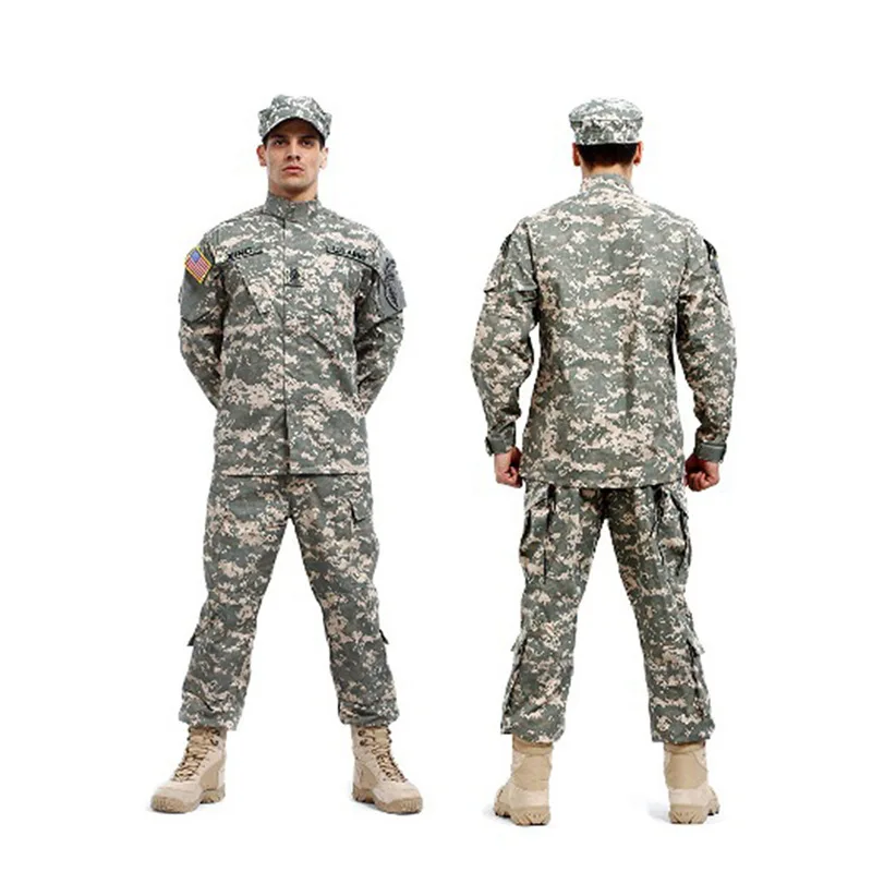 

Cross Border for Army Fans Outdoor Combat Uniform ACU Uniform Military BDU Training Suit a Generation of Fat