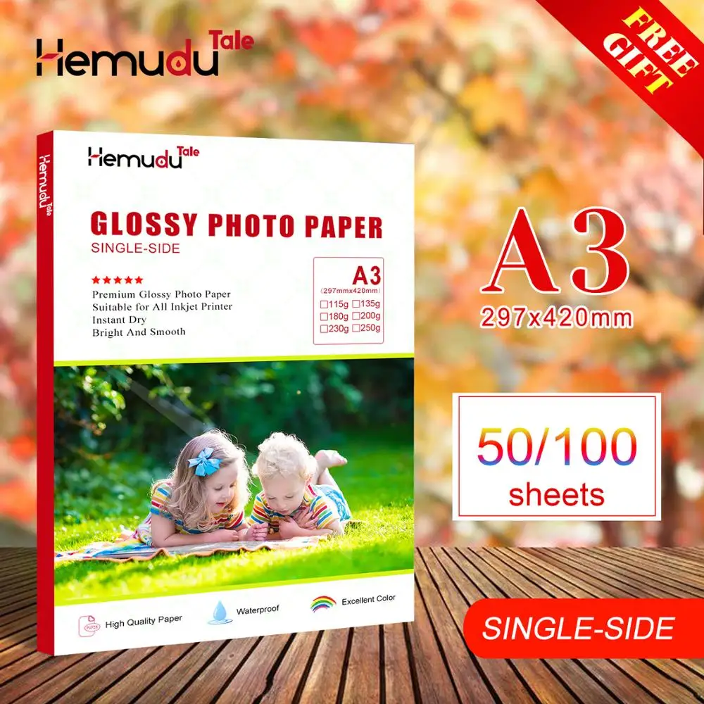 A3 Inkjet Waterproof Paper Inkjet Printer Papers A3 Photo Paper A3