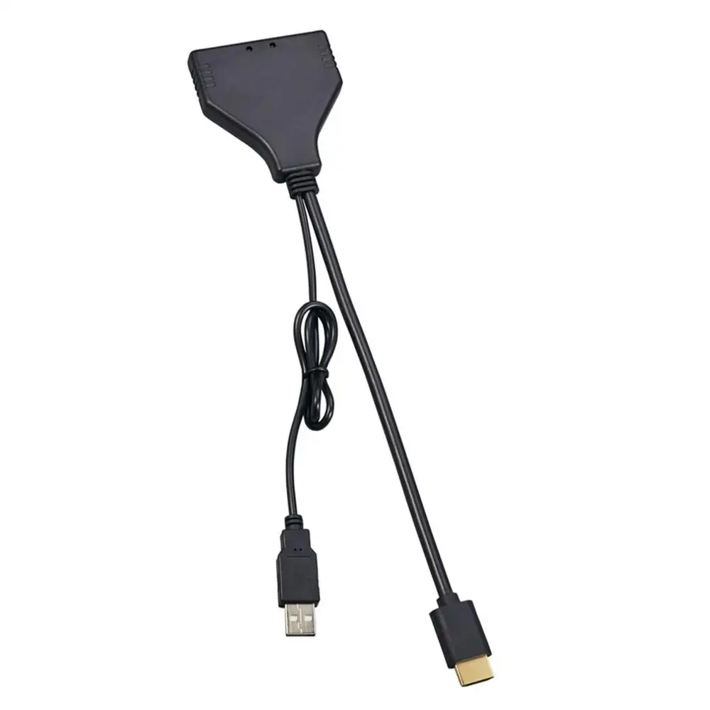 Премиум 4K HDMI 2,0 кабель сплиттер адаптер конвертер 1 в 2 Выход HDMI штекер 2 HDMI Женский UHD портативный HDMI кабель сплиттер