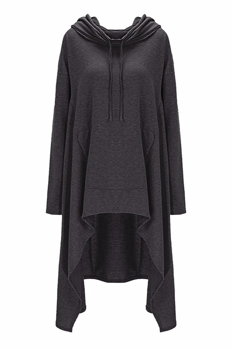 Women's Stunning Long Sleeve Loose Hooded Cloak Product Display