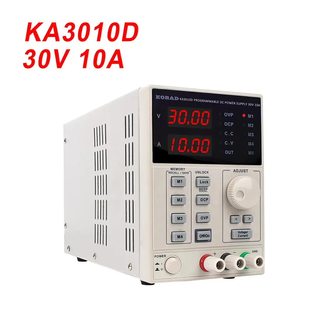 

KORAD Linear Digital Lab DC Power Supply adjustable KA3010D Programmable Precision Variable powersupplies 30V 10A 0.01V 0.001A