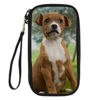 

Fashion Wallet Women 3D Bulterier Pattern Women's Coin Purse Passport Bags Teenager Girls Phone Bag Card Holder Billetera Mujer