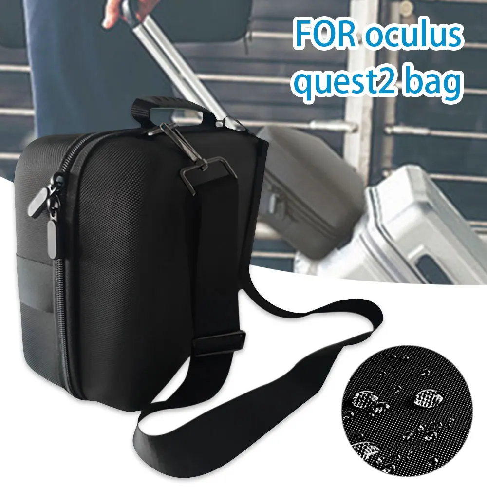 Accesorios portátiles para auriculares Oculus Quest 2 VR, Estuche de transporte de viaje, bolsa de almacenamiento EVA para Oculus Quest 2, bolsa VR