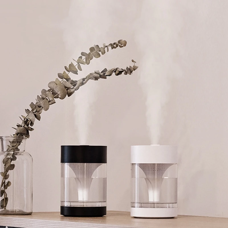 450Ml USB Diffuser Aroma Essential Oil Humidifier Ultrasonic Diffuser 7 Color Change LED Night Light Cool Mist for Home