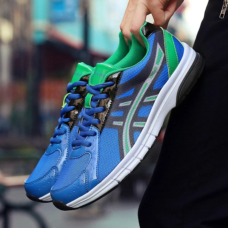Shoes Men's Breathe mesh Sport Running Shoes Man Lightweight Soft Sole tennis Sneakers Walking Fitness Training zapatillas hombr