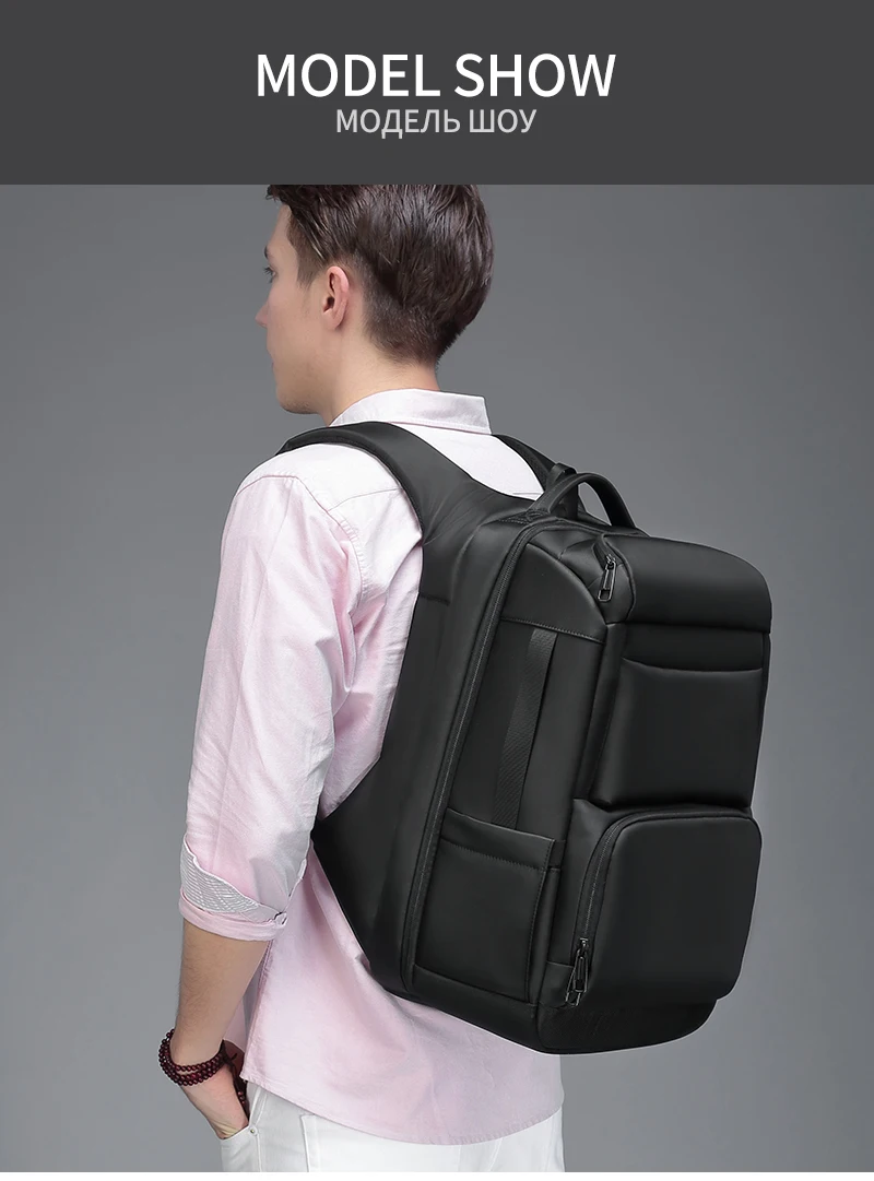 Backpack men's multifunctional large capacity men's mochila with USB loading port 17,3 customs laptop School Backpack