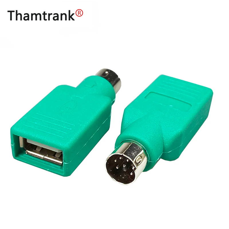 100 шт./лот USB гнездо до 6 контактов Mini DIN штекер PS2 адаптер клавиатура мышь