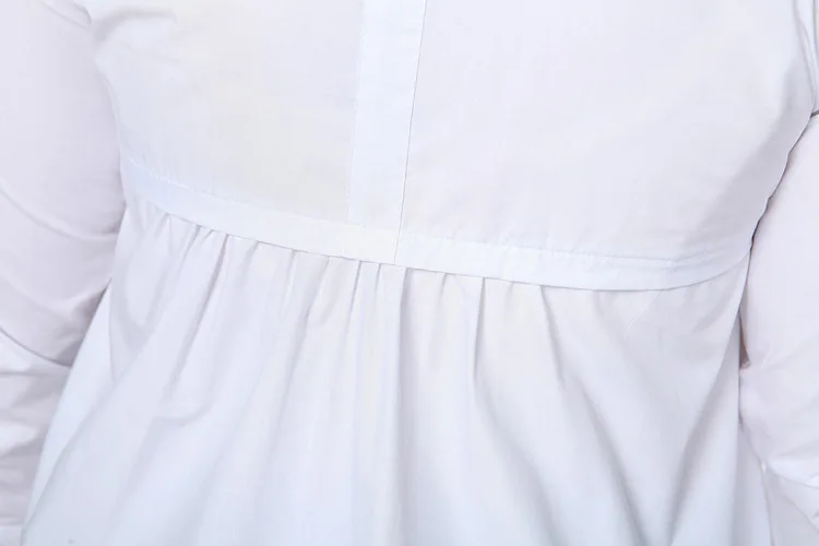 TUHAO, осенне-зимняя Модная рубашка, блузки, топ размера плюс 9XL 8XL 7XL 6XL, Женская хлопковая Повседневная Блузка с длинным рукавом, топ WSFS