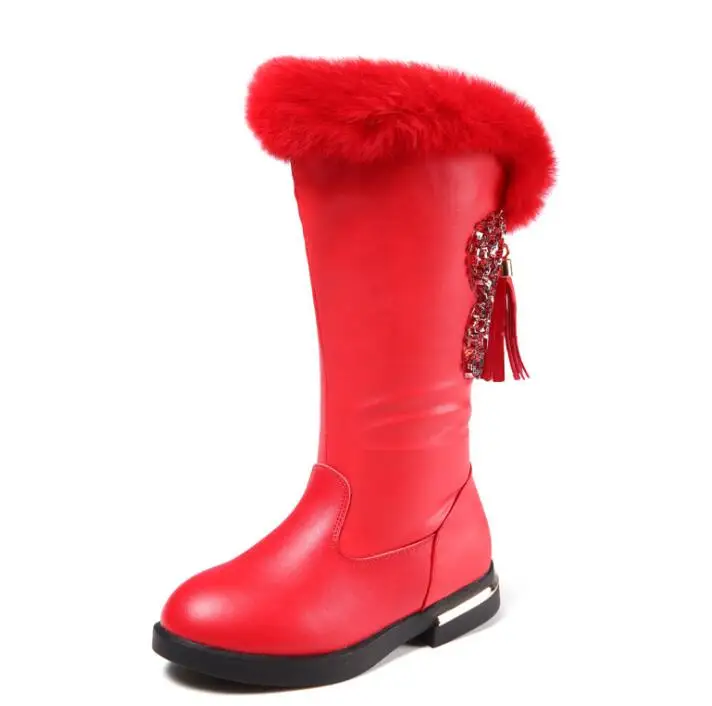 

Child Girls Boot Princess Fringe Mid-Calf Boots Kids Sequins Butterfly Boots Fashion Side Zip Children Autumn Shoes Size 26-37