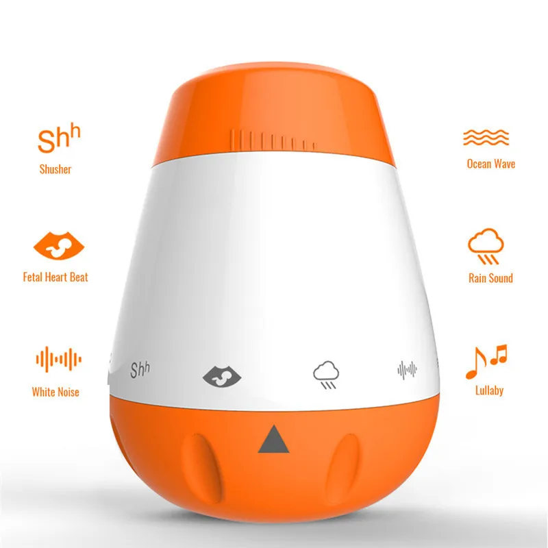 Музыкальная портативная умная терапия звуковая машина детский перезаряжаемый голосовой датчик белый шум Младенцы сон пустышка