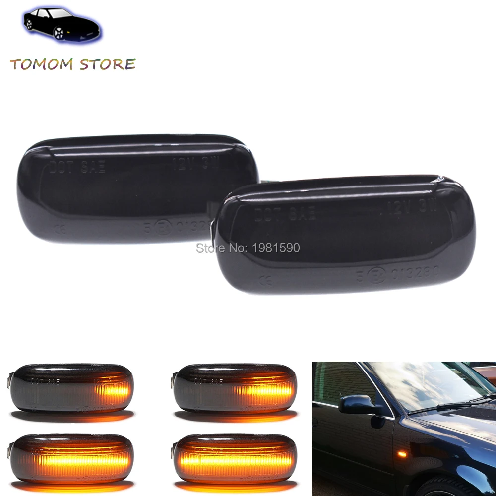 

2 pieces Led Dynamic Side Marker Turn Signal Light Sequential Blinker Light For Audi A3 S3 8P A4 S4 B6 RS4 B7 A6 S6 A8 TT 8J