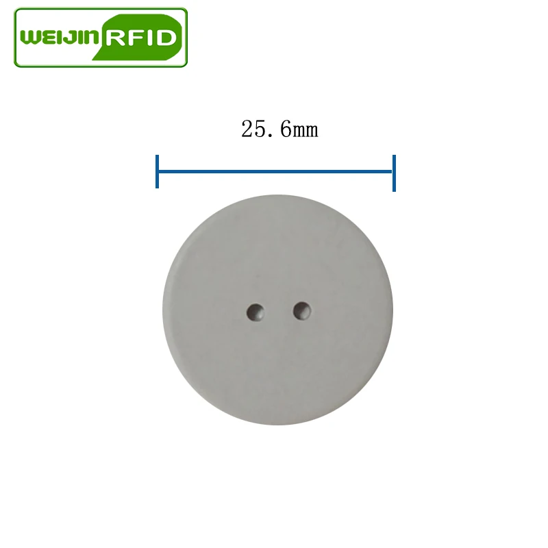 Кнопка RFID для стирки водостойкая Бирка UHF EPC Gen2 6C 915 МГц 868 Higgs3 50 шт. Бесплатная