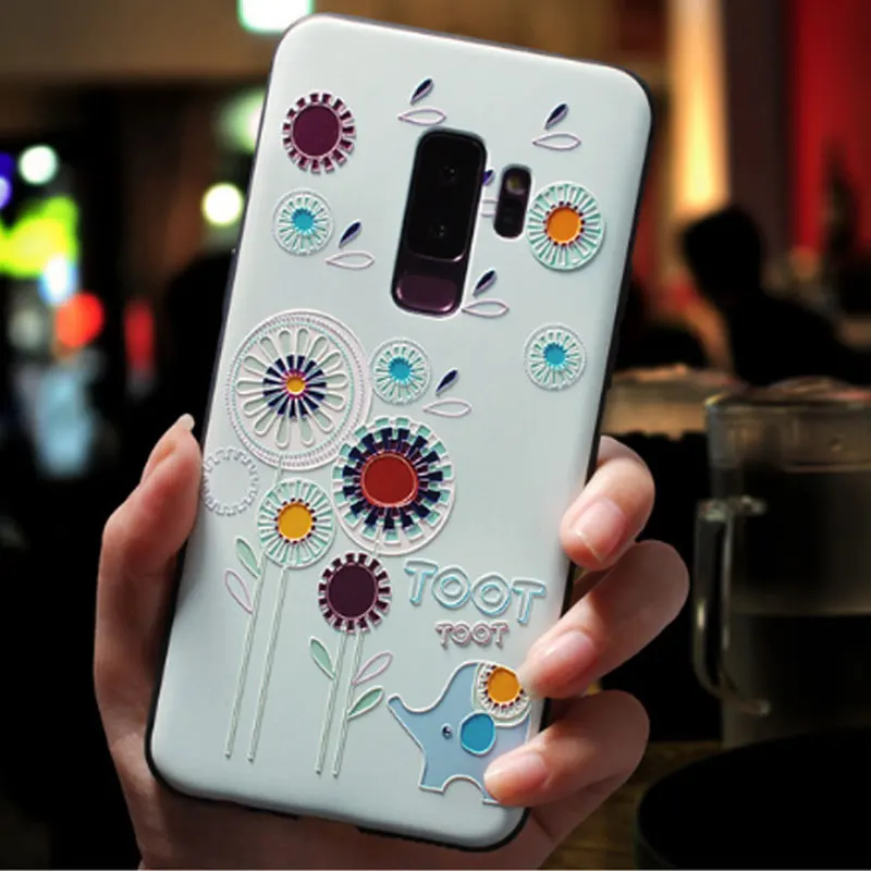 16 Для Xiaomi mi 9 Lite чехол 3D с рельефным цветочным орнаментом панда силиконовый мягкий чехол для телефона Xiaomi mi 9 SE 9T Pro Чехол mi 9 Lite mi 9lite funda - Цвет: 16