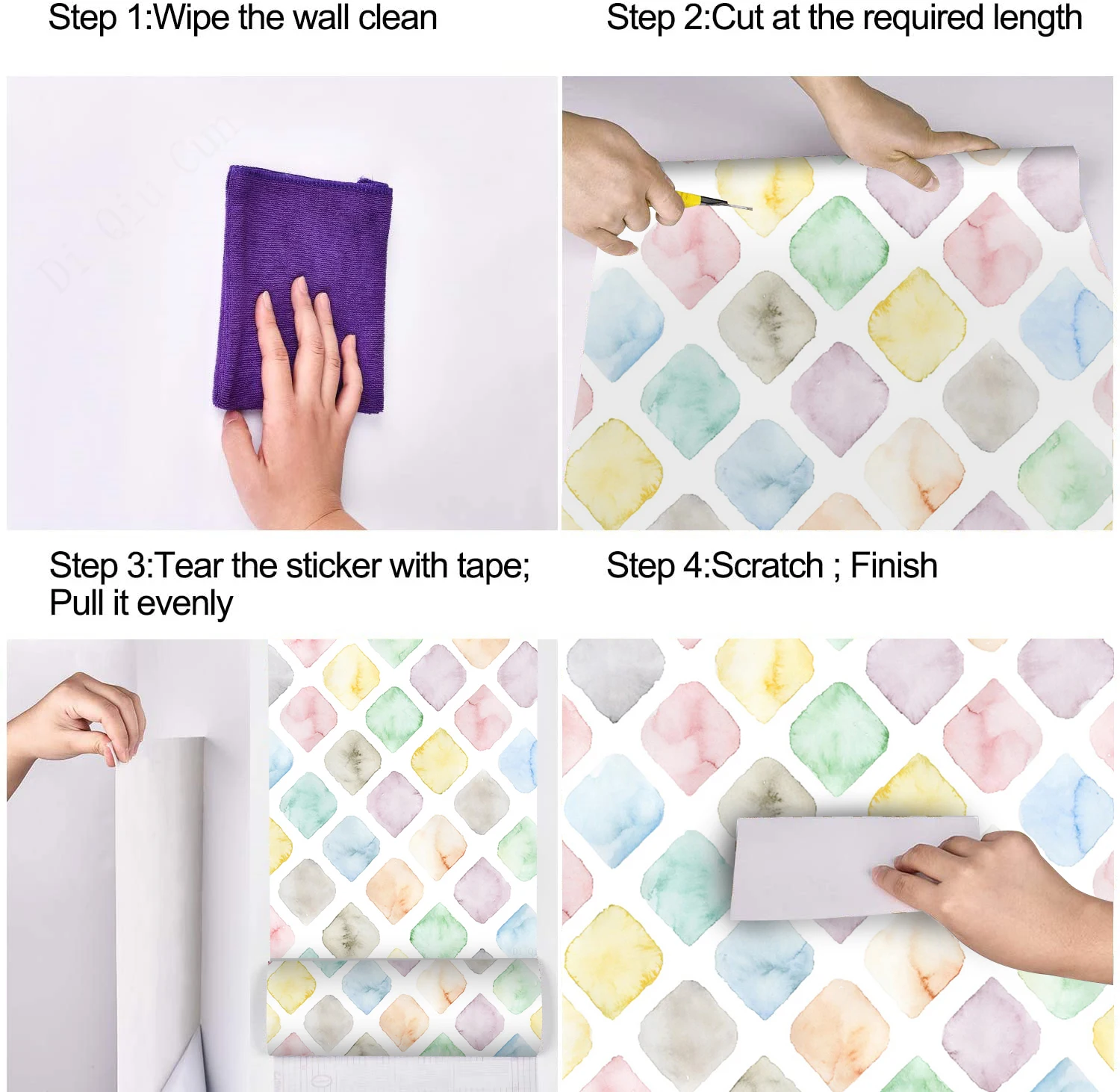 papel de parede descascavel geometrico papel 05