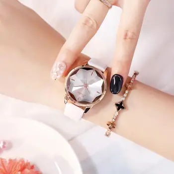 

round dial famous style quartz watch for women lady wristwatches relogios 2019 new sale montre