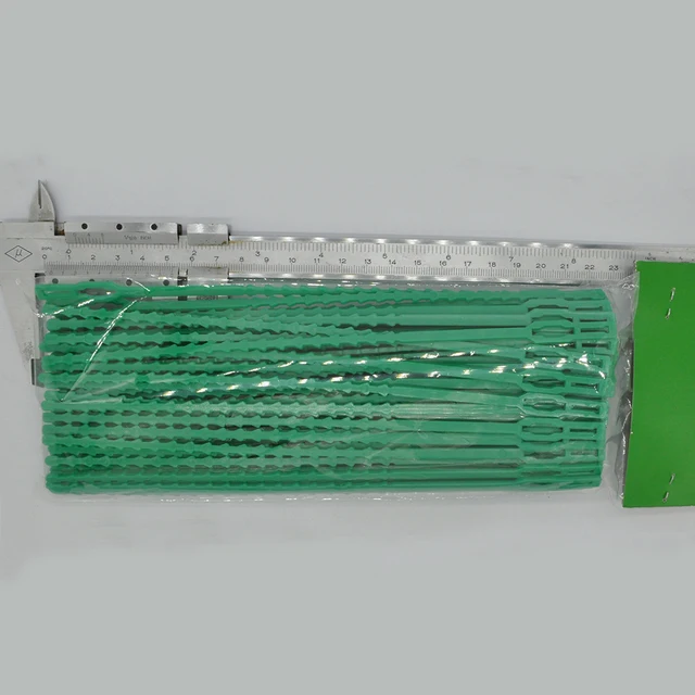 50/100 Darabos Újrafelhasználható Kertészeti Kábelkötegek Növényi Tartó Cserjék Rögzítő Fa Zárolása Állítható Műanyag Szerszámok - Image 5