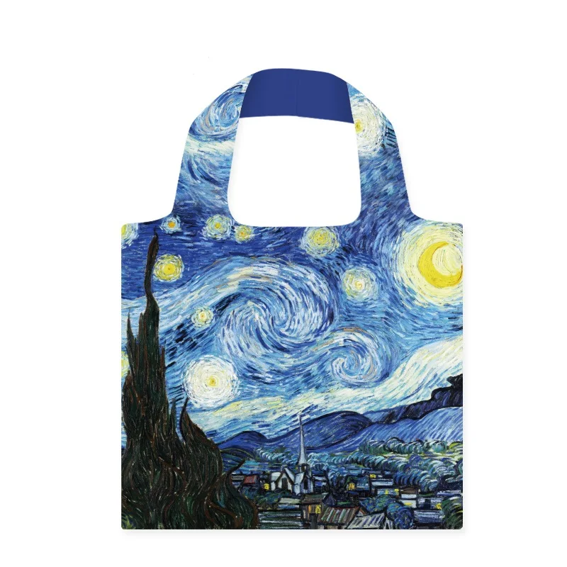Сумка шоппер Van Gogh Женская холщовая тоут с рисунком в стиле Харадзюку забавная