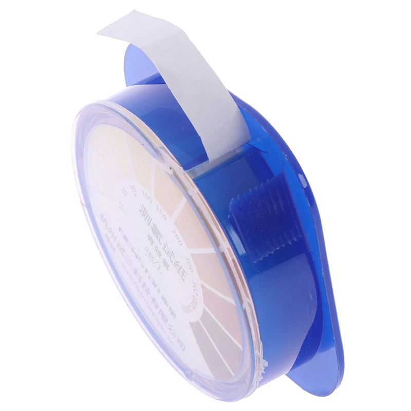 Chlorine Test Paper Strips Cleaning Water Testing Measuring Range 10-2000mg/lppm Color Chart 5M/Roll water quality tester