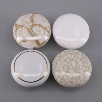 1PC Ceramic Knob Drawer Pulls Cupboard Door Kitchen Cabinet Handle Furniture Hardware