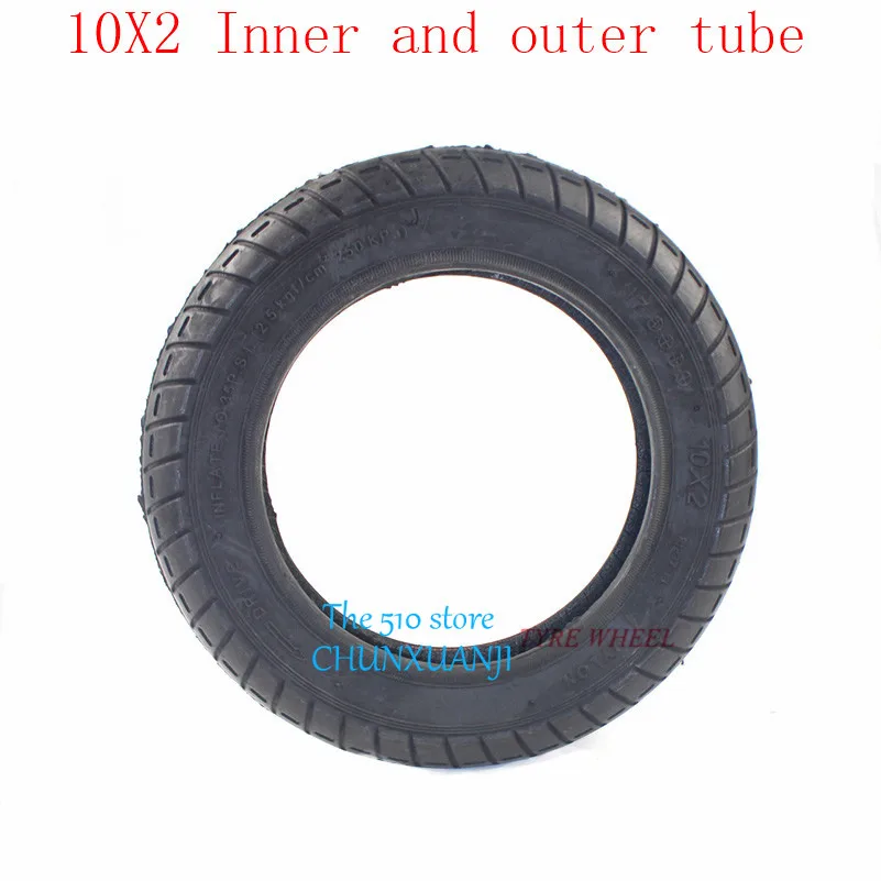Горячая 10 дюймов Xiaomi Mijia M365 электрический скутер Tire10x2Inflation колеса шины с внутренней трубкой 10*2(54-165) пневматические шины
