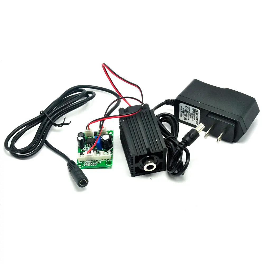 

300mw 635nm Orange Red Laser Diode Module Focusing Dot Lazer Unit w 12V Adapter
