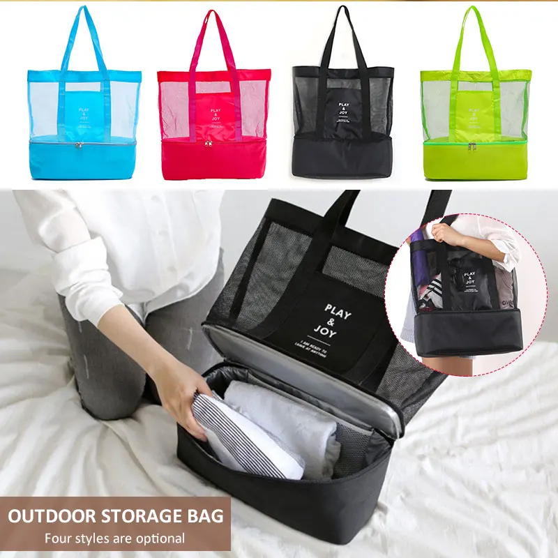 

Cooler Picnic Bag Waterproof Practica Drink Insulated Picnic Bag Handheld Lunch Bag Outdoors Refrigeration Travel Beach Food