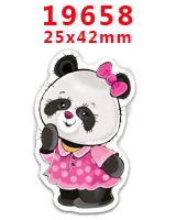 19658 Free shipping 30 pcs cartoon planar resin PR 19280 - Цвет: 19658