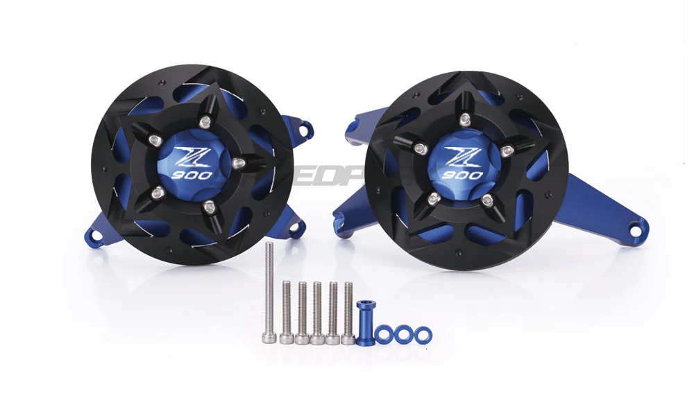 CNC алюминиевый мотоциклетный защитный боковой Чехол для двигателя Stator, защитный чехол, зеленый, черный, синий, красный, титановый для Kawasaki Z900