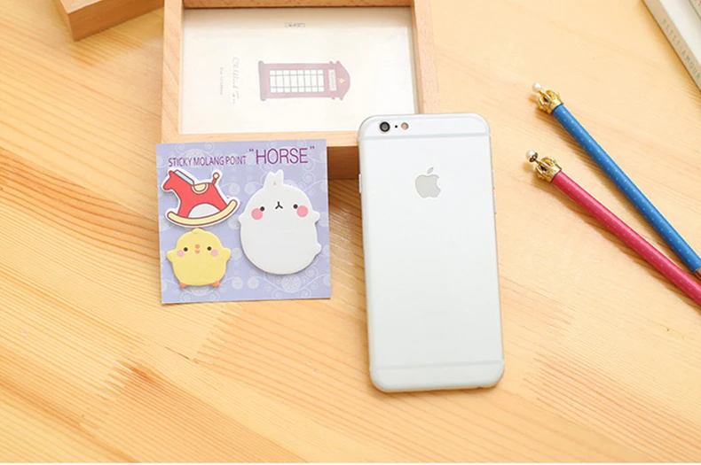 Kawaii Кролик MemoPad милый мультфильм аниме клейкая бумага для заметок милые самоклеящиеся листы для заметок офисные школьные канцелярские принадлежности Декор